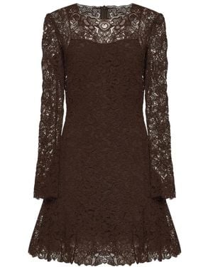 Ermanno Scervino Short Dresses - Marrón