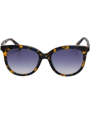Longchamp Accessoires ,Veelkleurig ,Cat-Eye Zonnebril - Blauw