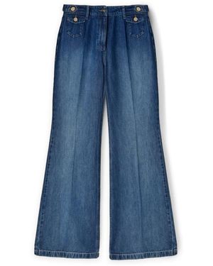 mötivi Flared Jeans - Blu