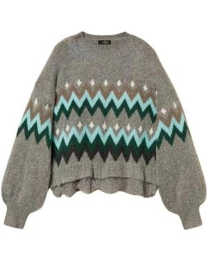 Twinset Round-Neck Knitwear - Grey