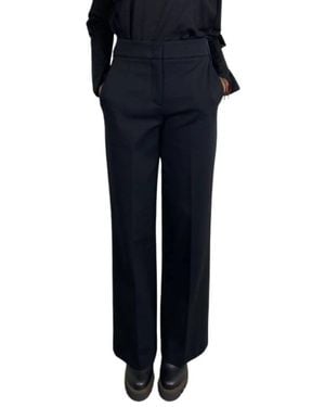 Via Masini 80 Wide Trousers - Blu