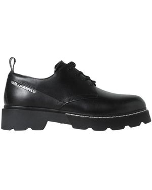 Karl Lagerfeld Laced Shoes - Negro