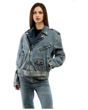 Moschino Denim Jackets - Azul