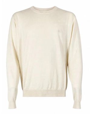 Etro Pullover Mit Besticktem Logo - Weiß