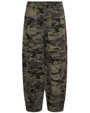 Kaffe Wide Trousers - Verde