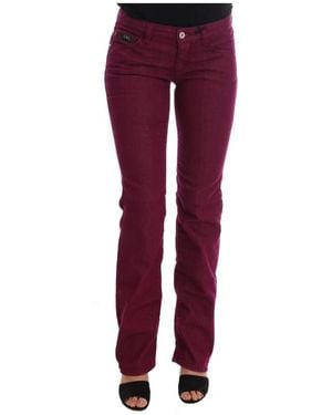 CoSTUME NATIONAL Straight Trousers - Red