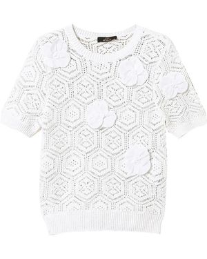 Actitude Round-Neck Knitwear - Bianco