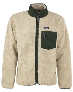 Patagonia Fitness ,Groen ,Polyester Classic Retro-X Jacket - Naturel