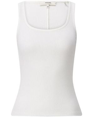 FRAME Sleeveless Tops - Blanco