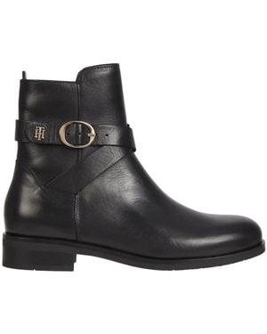 Tommy Hilfiger Ankle Boots - Black