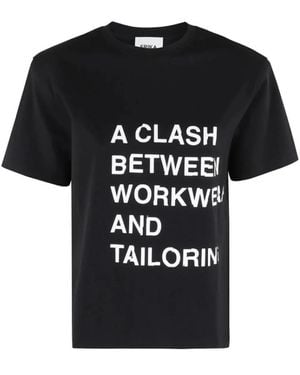 Erika Cavallini Semi Couture T-Shirts - Zwart