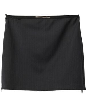 Paloma Wool Rokken ,Grijs ,Wol Lumieti Rok - Zwart