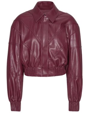 ROTATE BIRGER CHRISTENSEN Bomber Jackets - Rojo