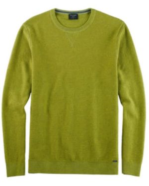 Olymp Veelzijdige V-Hals Pullover - Groen