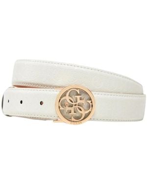 Guess Betula Lack 4G Logo Gürtel - Natur