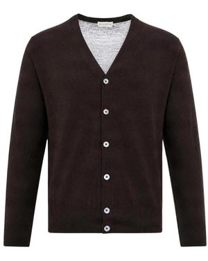Ballantyne V-Ausschnitt Strickware - Schwarz