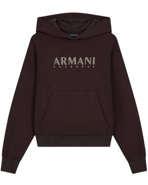 ARMANI EXCHANGE Hoodies - Purple