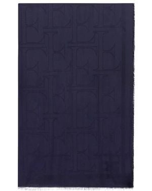 Elisabetta Franchi Winter Scarves - Azul
