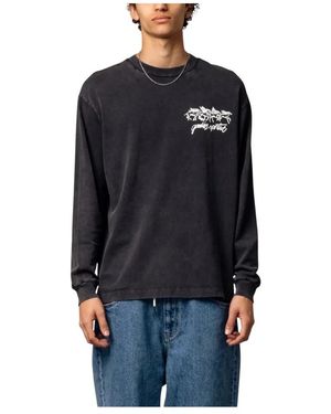 Goodies Sportive Long Sleeve Tops - Nero