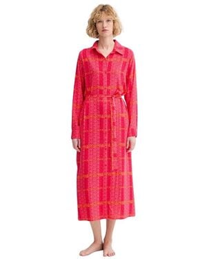 DKNY Shirt Dresses - Rojo