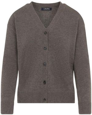 Max Mara Brauner Pullover Elegante Wollmischung - Grau