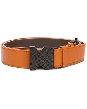 Bottega Veneta Cintura Ledergürtel Mit Schnellverschluss - Orange