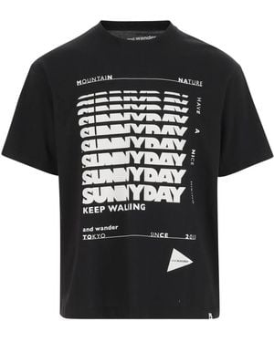 and wander T-Shirts - Black