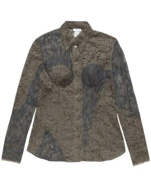 Acne Studios Overhemden ,Grijs ,Shirt