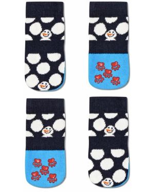 Happy Socks Ondergoed ,Veelkleurig ,Katoen Hondensokken - Blauw