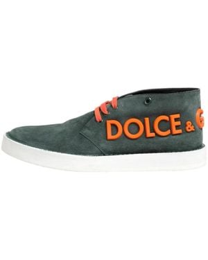 Dolce & Gabbana Lace-Up Boots - Verde