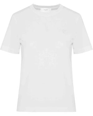 Beatrice B. T-Shirt Met Geborduurd Logo - Wit