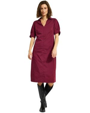 iN FRONT Midi Dresses - Red