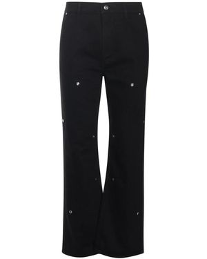 HELIOT EMIL Flared Jeans - Nero