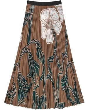 Munthe Rokken ,Veelkleurig ,Maxi Rok - Bruin