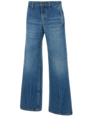 Victoria Beckham Wide Jeans - Blue