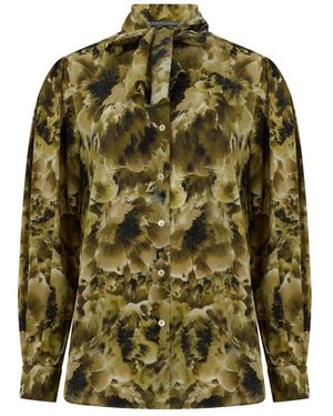 Alberta Ferretti Hemd Mit Abstraktem Muster - Grün