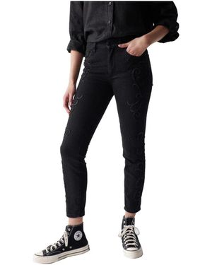 Salsa Jeans Cropped Jeans - Negro