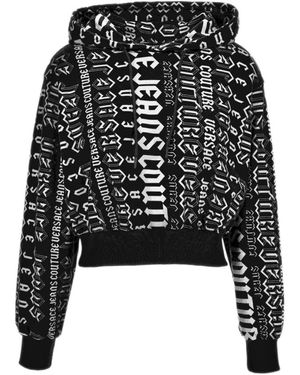 Versace Jeans Couture Felpa nera da donna aw24 - Nero