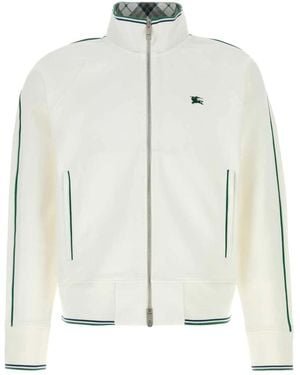 Burberry Logo Motif Sweatshirt - Wit