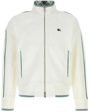 Burberry Zip-Throughs - White
