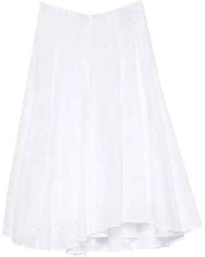 Tory Burch Midi Skirts - Wit