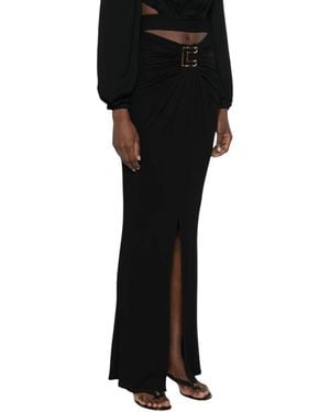 Elisabetta Franchi Maxi Skirts - Negro