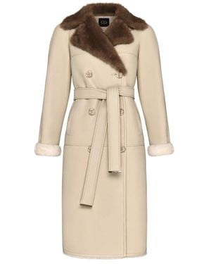 CESARE GASPARI Belted Coats - Neutro