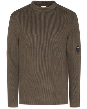 C.P. Company Round-Neck Knitwear - Green