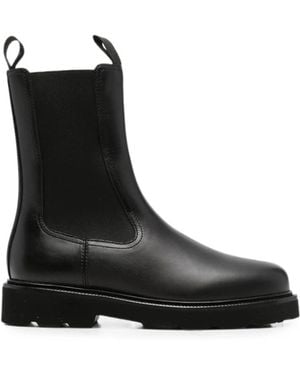 Henderson Schoenen ,Zwart ,Leer Libby Chelsea Boot