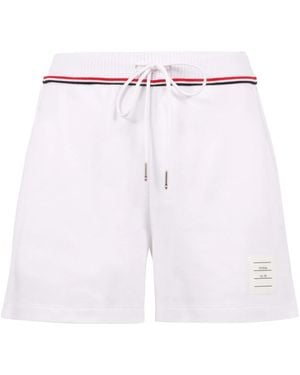 Thom Browne Short Shorts - White