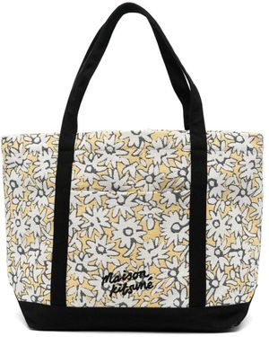 Maison Kitsuné Tassen ,Veelkleurig ,Tote Bags - Zwart