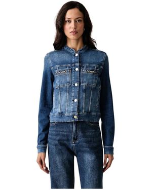 Guess Jassen ,Blauw ,Katoen Ivy Jacket