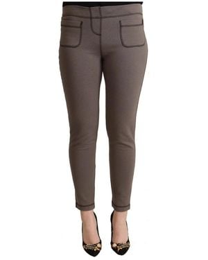 John Galliano Skinny Trousers - Gris
