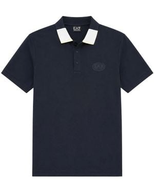 EA7 Polo Shirts - Blu